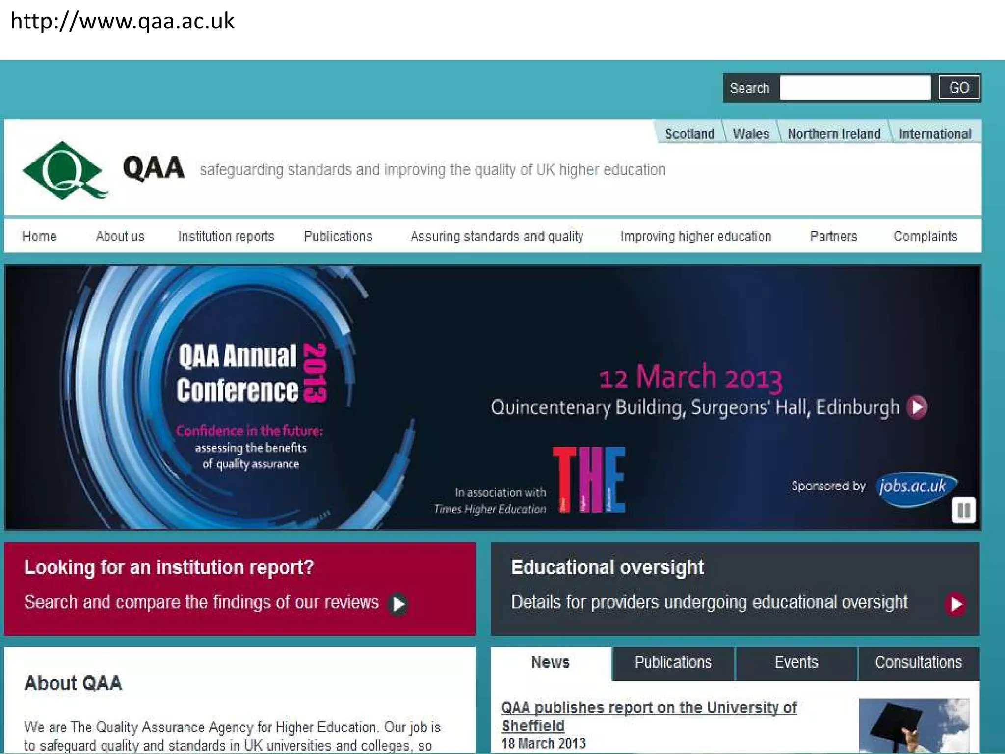 http://www.qaa.ac.uk

 