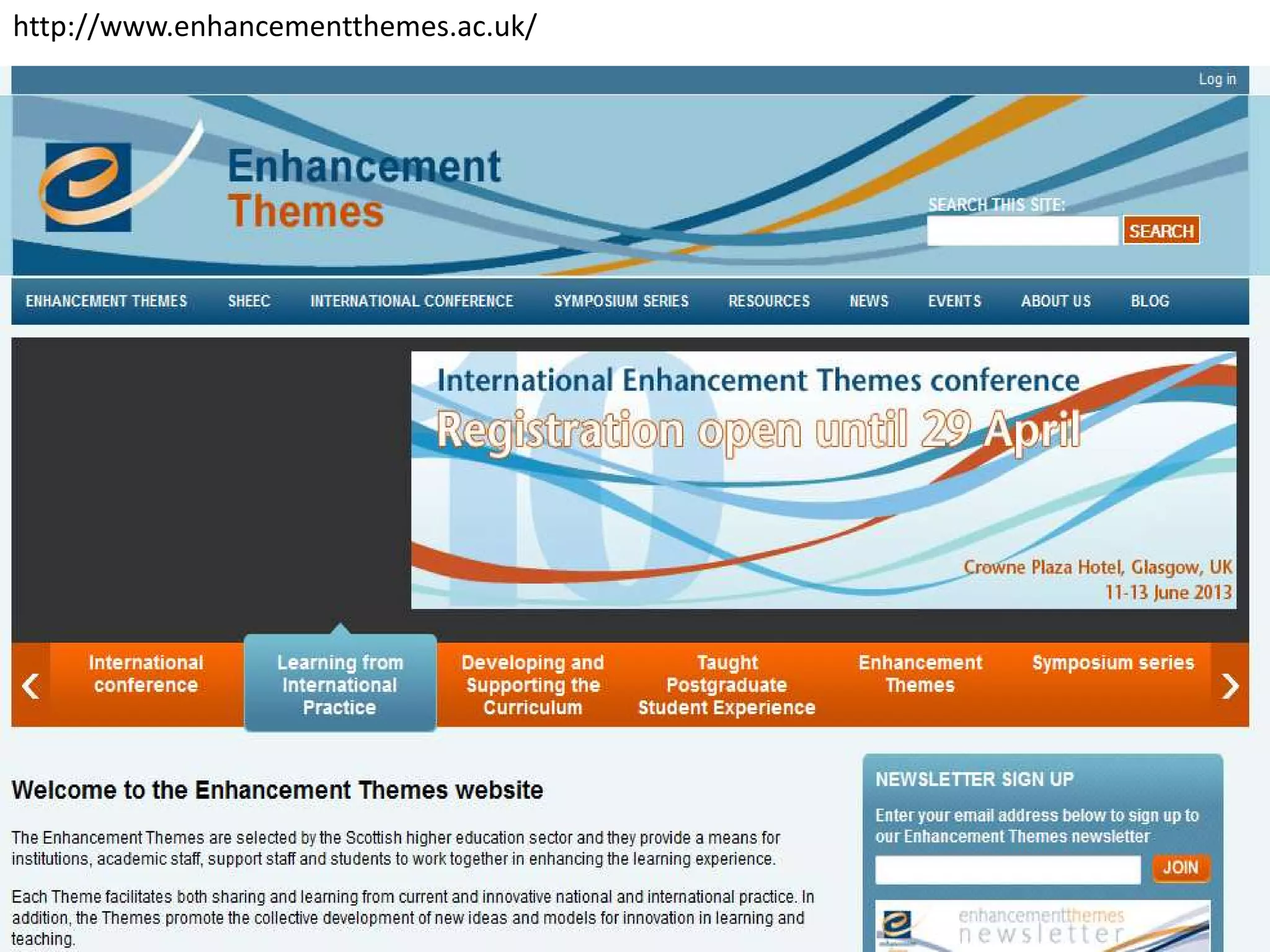 http://www.enhancementthemes.ac.uk/

 