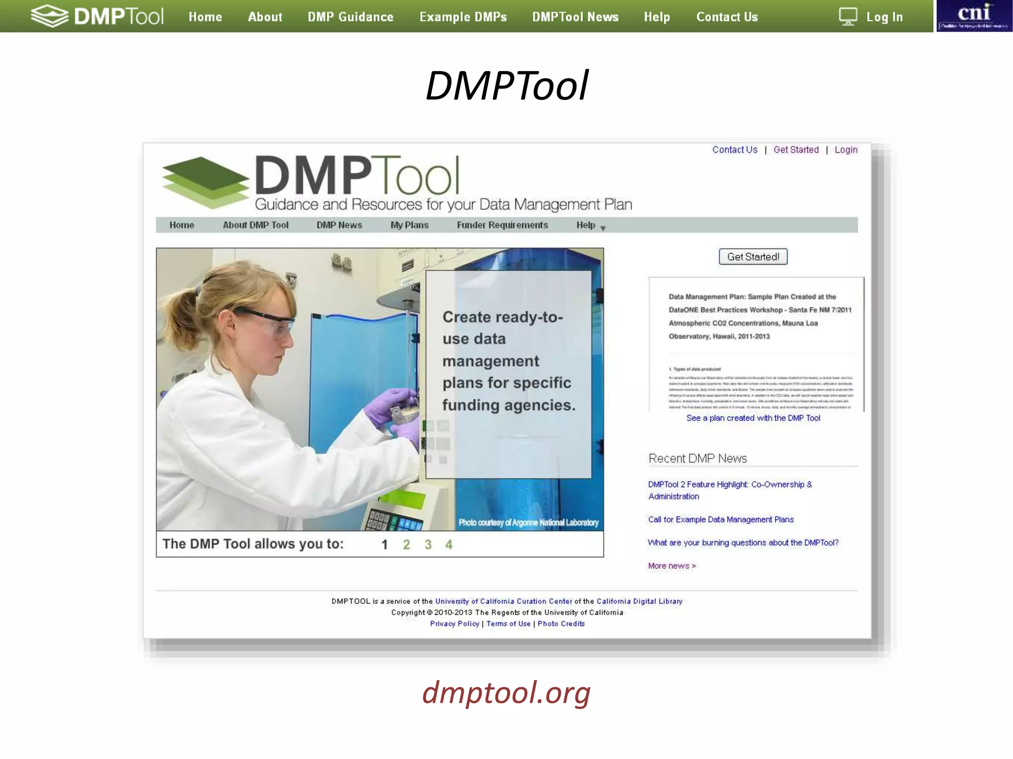 DMPTool
dmptool.org
 