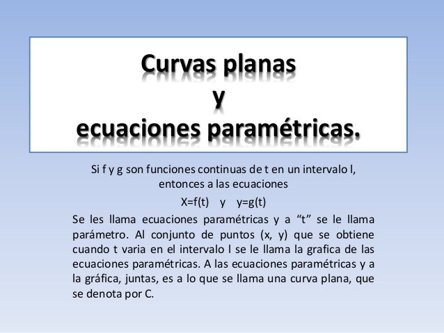 Cónicas, ecuaciones paramétricas y coordenadas polares.math