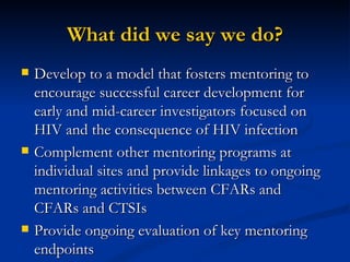 Cnics mentoring program | PPT