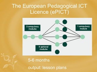 The European Pedagogical ICT Licence (ePICT) 5-6 months output: lesson plans 