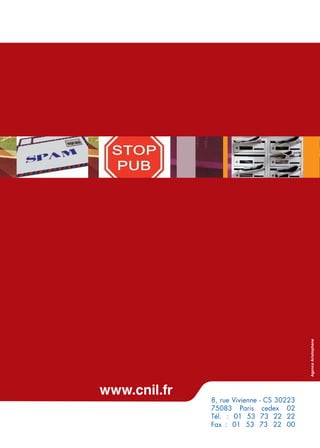 Agence Aristophane




www.cnil.fr
              8, rue Vivienne   - CS 30223
              75083 Paris        cedex 02
              Tél. : 01 53       73 22 22
              Fax : 01 53       73 22 00
 