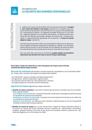 CNIL - Guide de la sécurité des données personnelles | PDF
