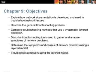 CCNA 3 - Troubleshooting the network | PPTX