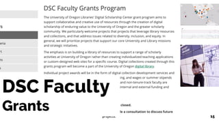 15
DSC Faculty
Grants
 