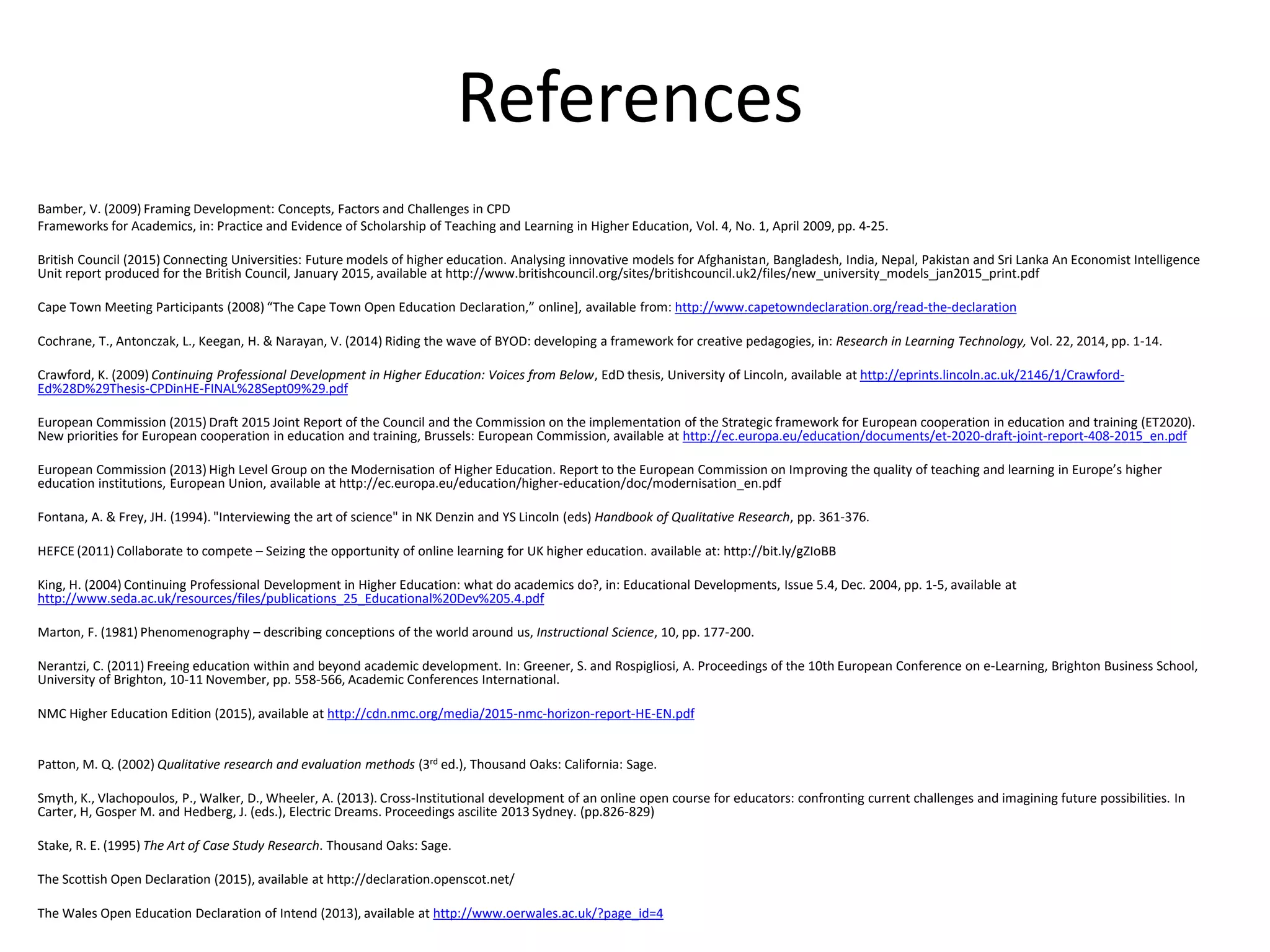 “I would probably find it quite hard if
I had to do it in a foreign language”
Exploring learner experiences in open cross-institutional and cross-boundary
professional development courses in higher education,
a Phd project work-in-progress
Chrissi Nerantzi, Manchester Metropolitan University, United Kingdom, @chrissinerantzi
10-11 April in Krakow, Poland
 