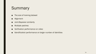 Face Recognition Methods based on Convolutional Neural Networks | PDF