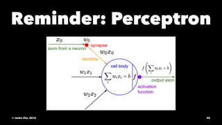 Reminder: Perceptron
© Junho Cho, 2016 45
 