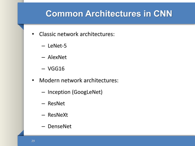 Convolutional Neural Networks | PPTX
