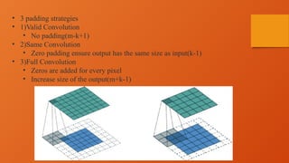 Convolutional neural network in deep learning | PPTX