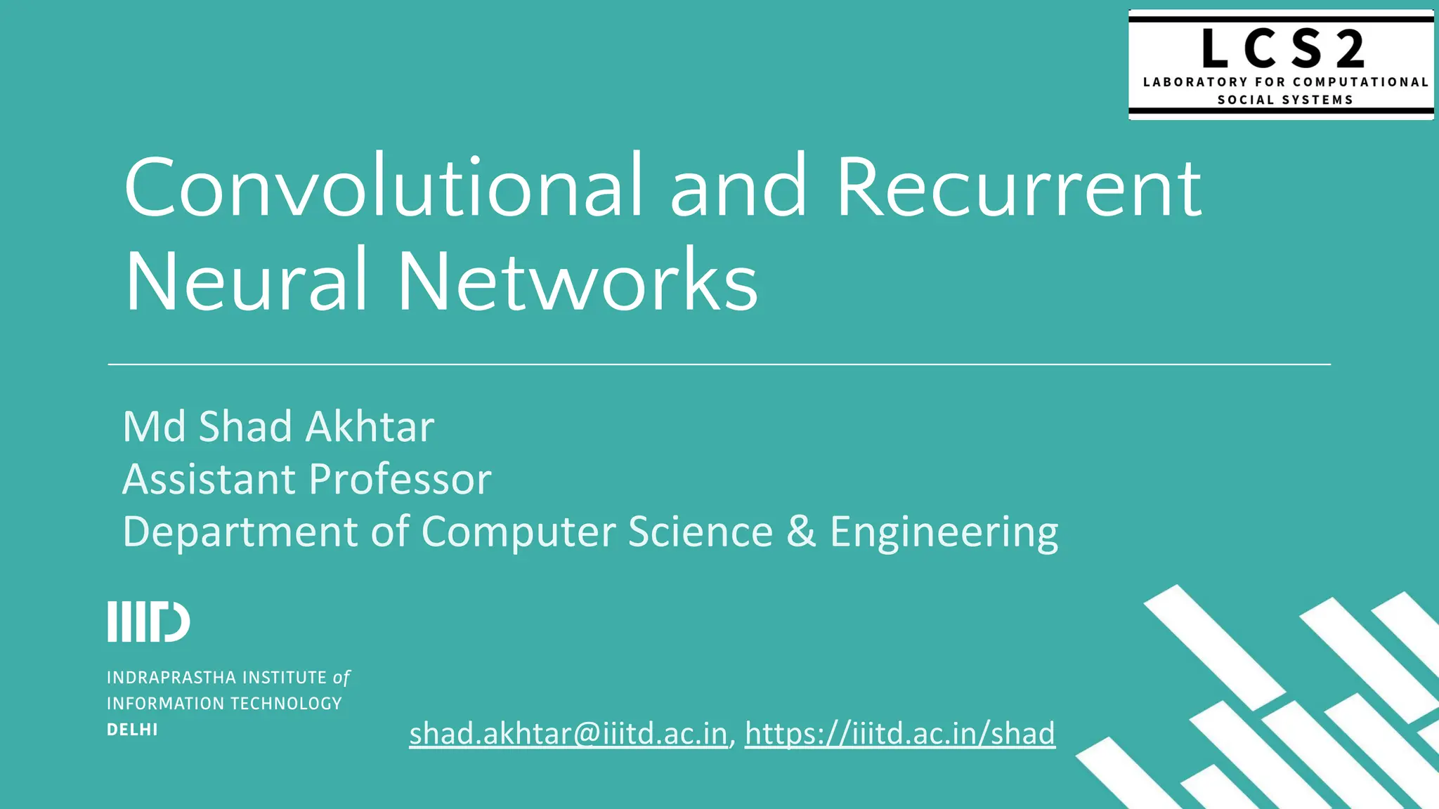 Convolutional and Recurrent Neural Networks | PPT | Free Download
