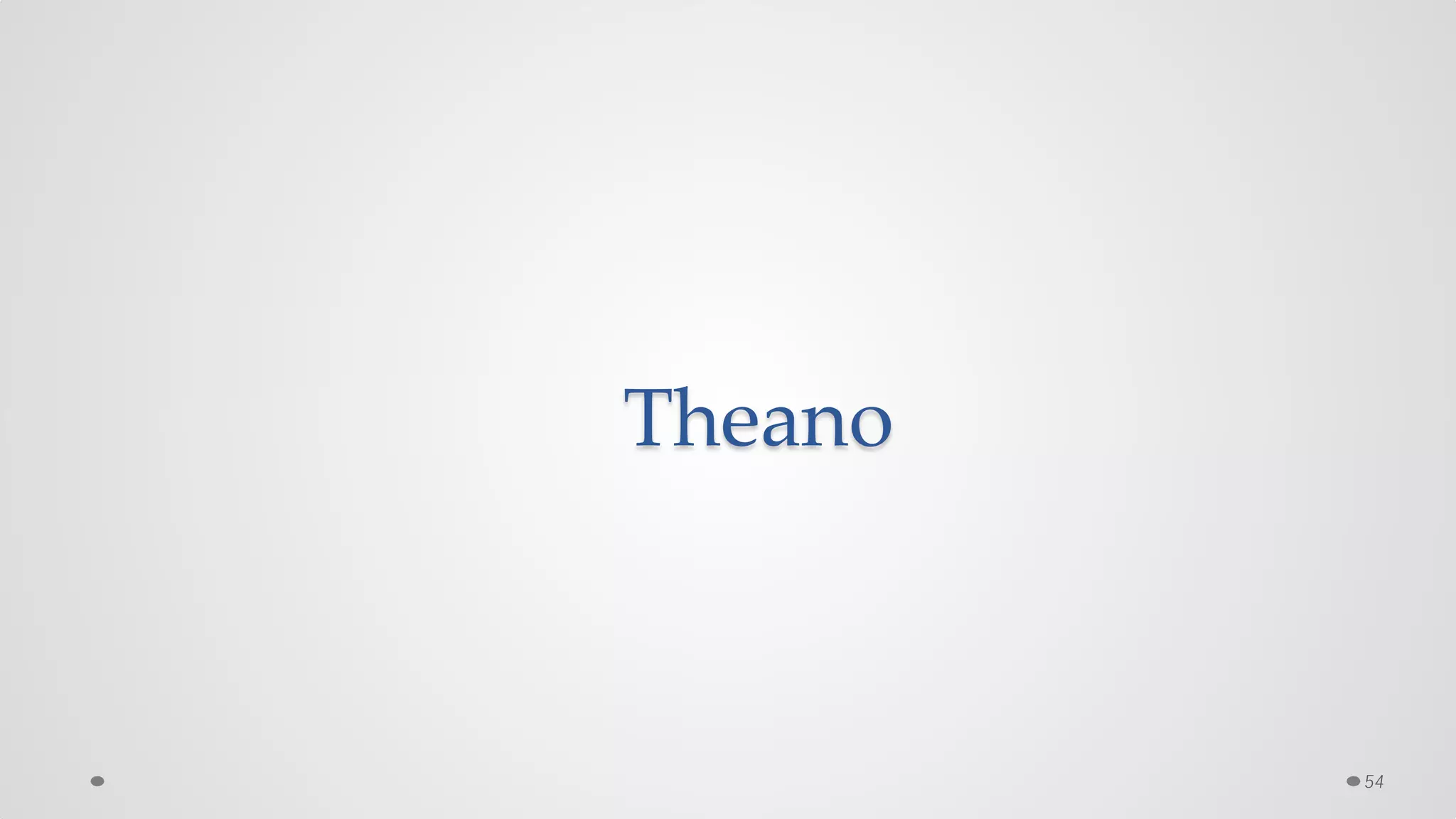 Theano
54
 