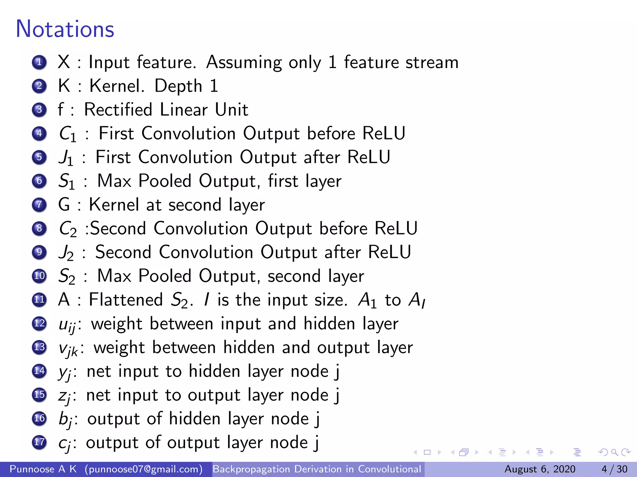 Convolutional neural network backpropagation derivation | PDF