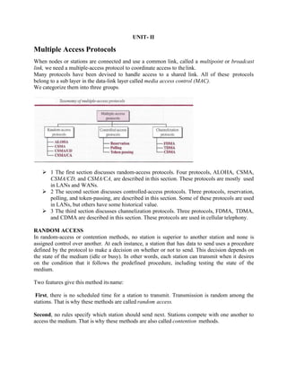 Computer Network notes | PDF