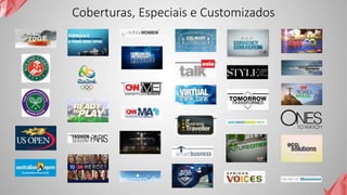 Coberturas, Especiais e Customizados
 