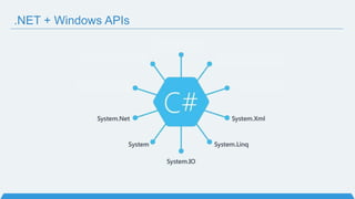 .NET + Windows APIs
 
