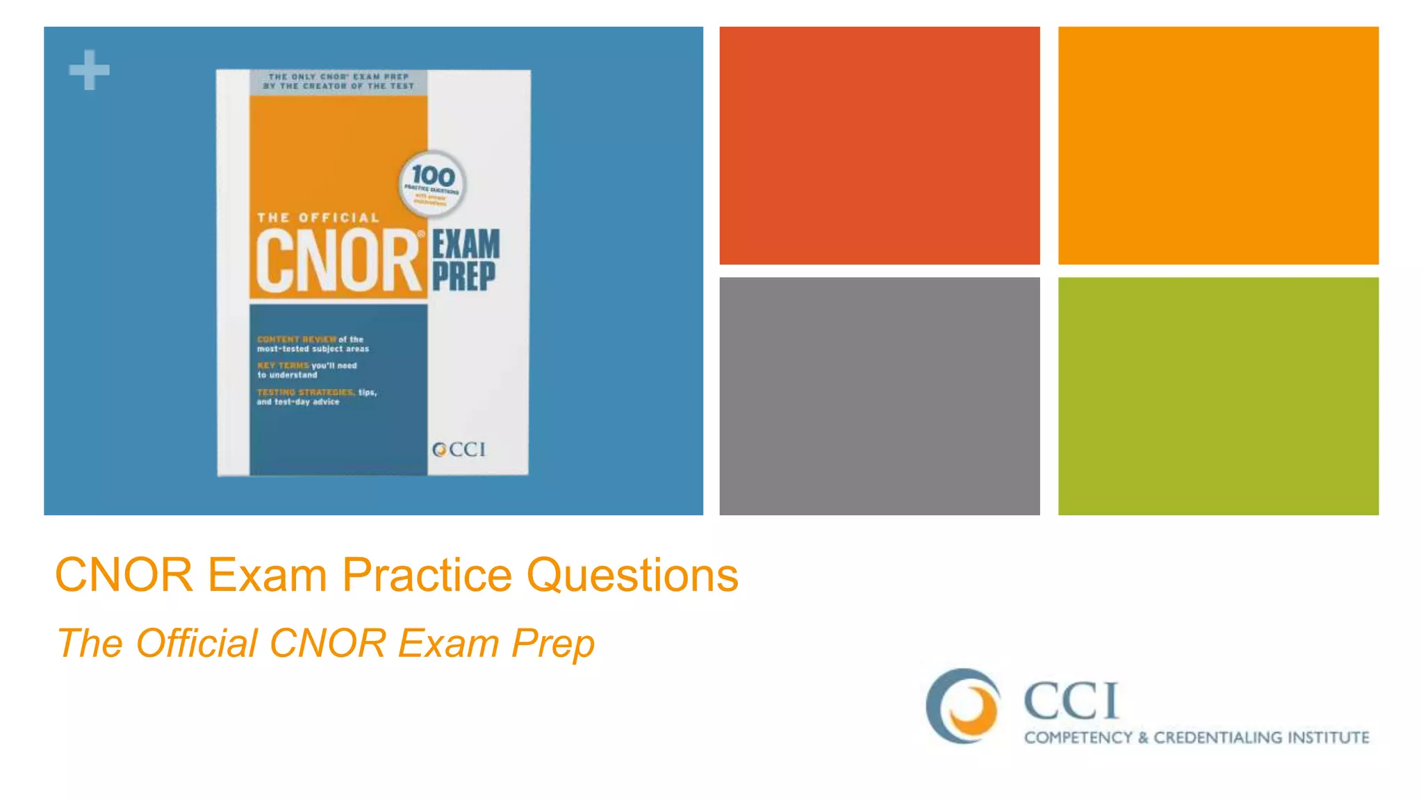 CNOR Exam Practice Questions | PPTX