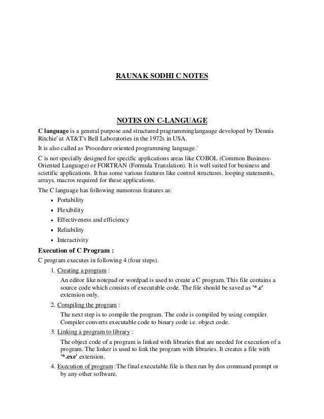 Note calac Note calac