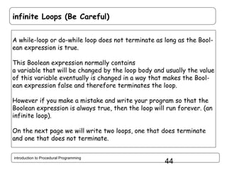 Introduction to Procedural Programming in C++ | PPT