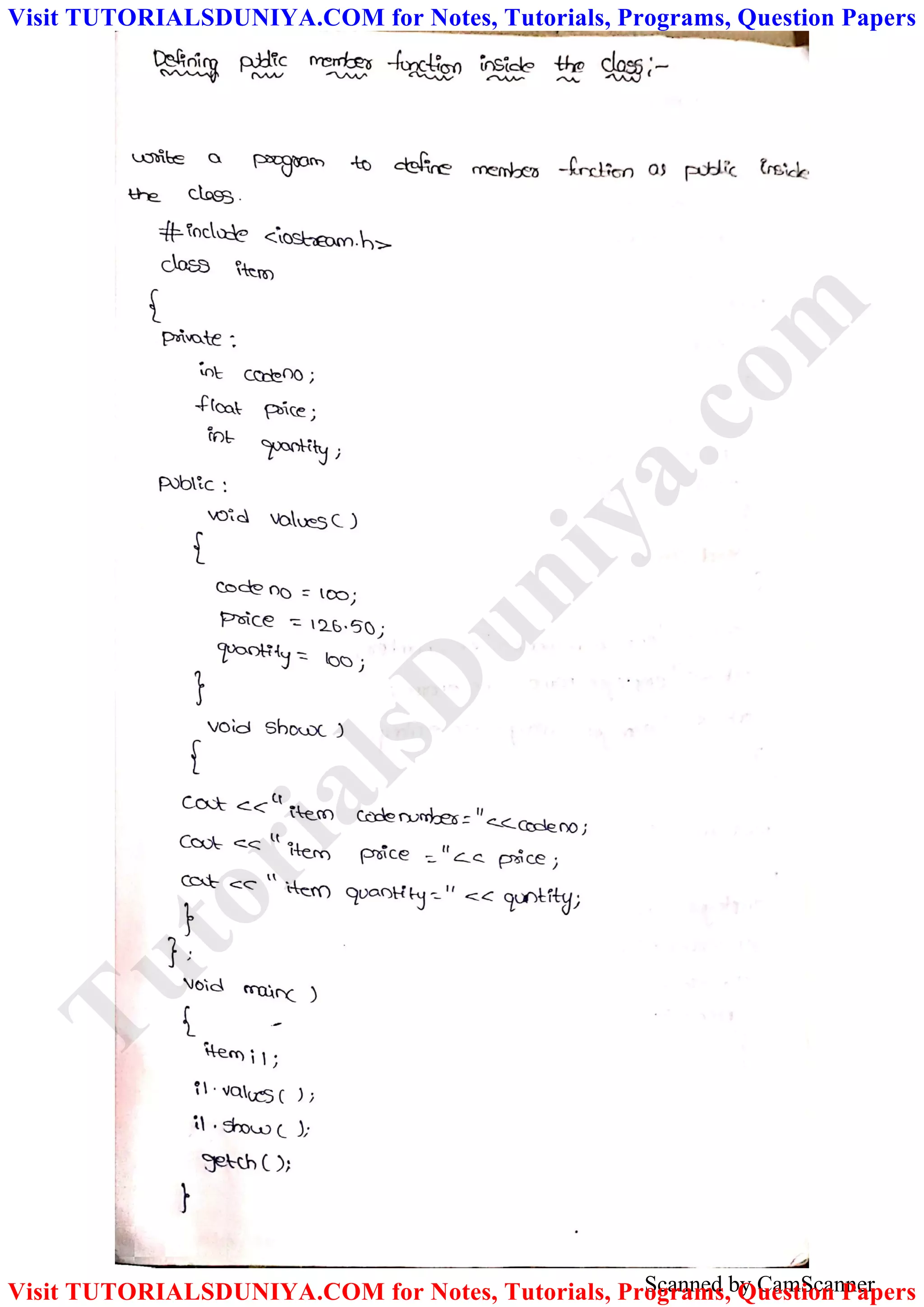 Scanned by CamScanner
TutorialsD
uniya.com
Visit TUTORIALSDUNIYA.COM for Notes, Tutorials, Programs, Question Papers
Visit TUTORIALSDUNIYA.COM for Notes, Tutorials, Programs, Question Papers
 