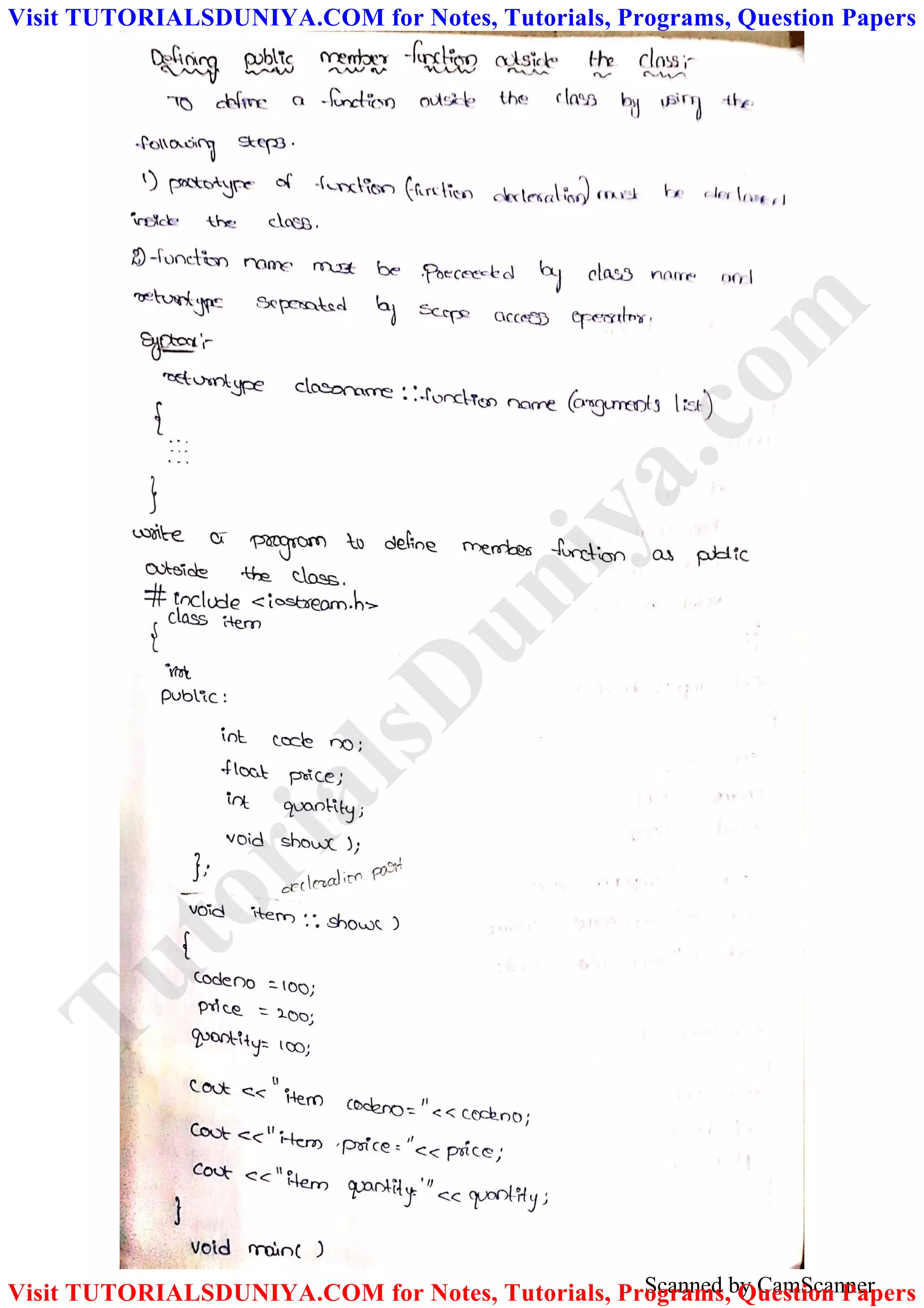 Scanned by CamScanner
TutorialsD
uniya.com
Visit TUTORIALSDUNIYA.COM for Notes, Tutorials, Programs, Question Papers
Visit TUTORIALSDUNIYA.COM for Notes, Tutorials, Programs, Question Papers
 