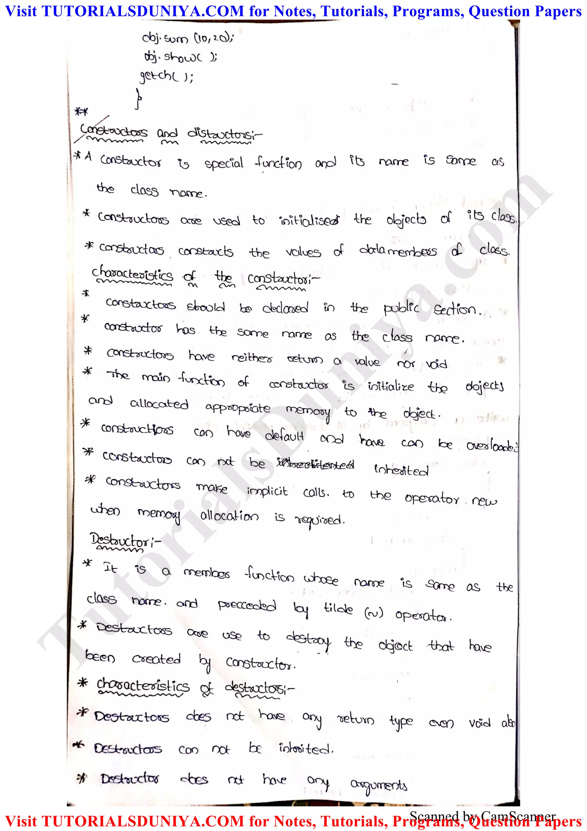 Scanned by CamScanner
TutorialsD
uniya.com
Visit TUTORIALSDUNIYA.COM for Notes, Tutorials, Programs, Question Papers
Visit TUTORIALSDUNIYA.COM for Notes, Tutorials, Programs, Question Papers
 