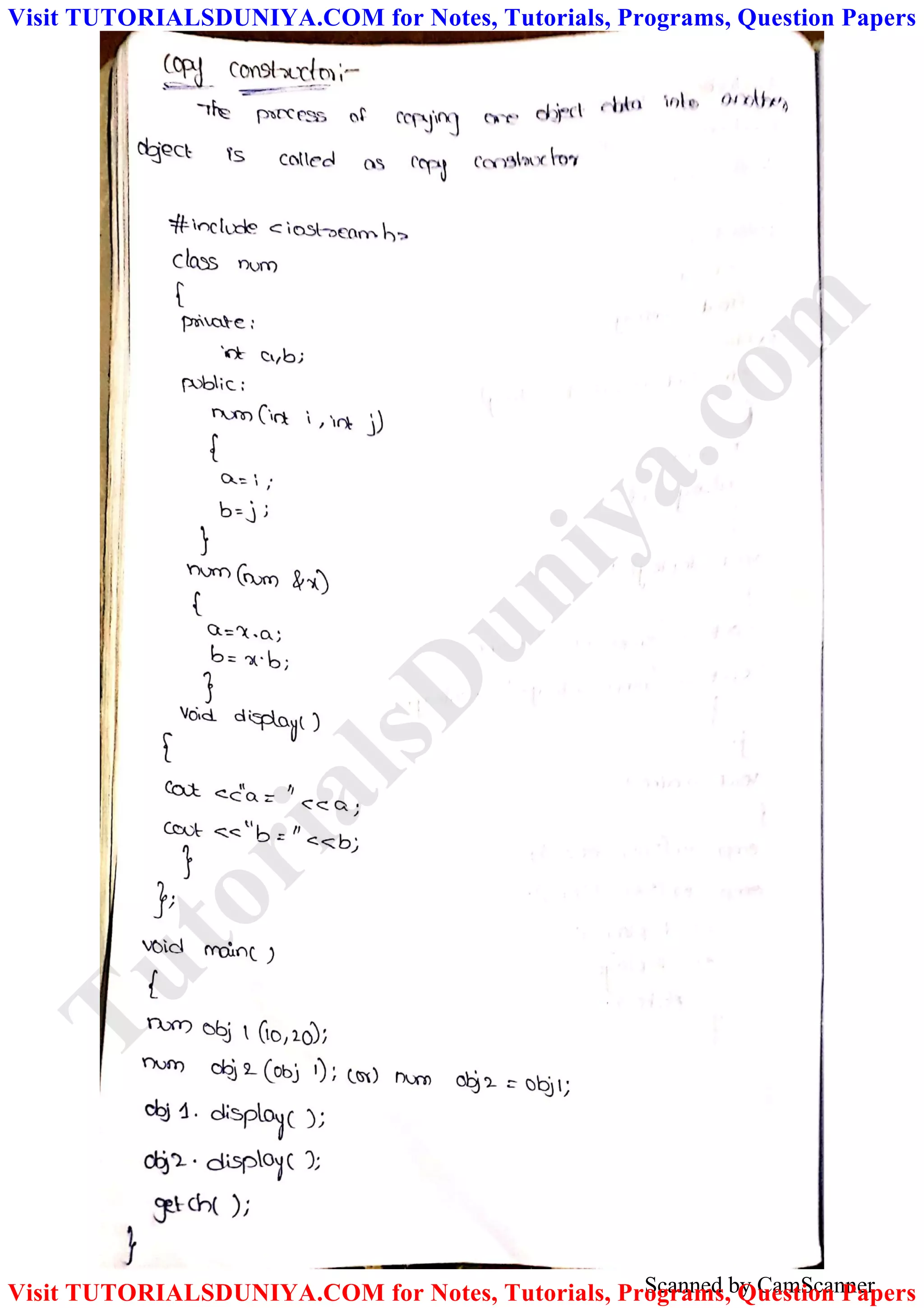 Scanned by CamScanner
TutorialsD
uniya.com
Visit TUTORIALSDUNIYA.COM for Notes, Tutorials, Programs, Question Papers
Visit TUTORIALSDUNIYA.COM for Notes, Tutorials, Programs, Question Papers
 