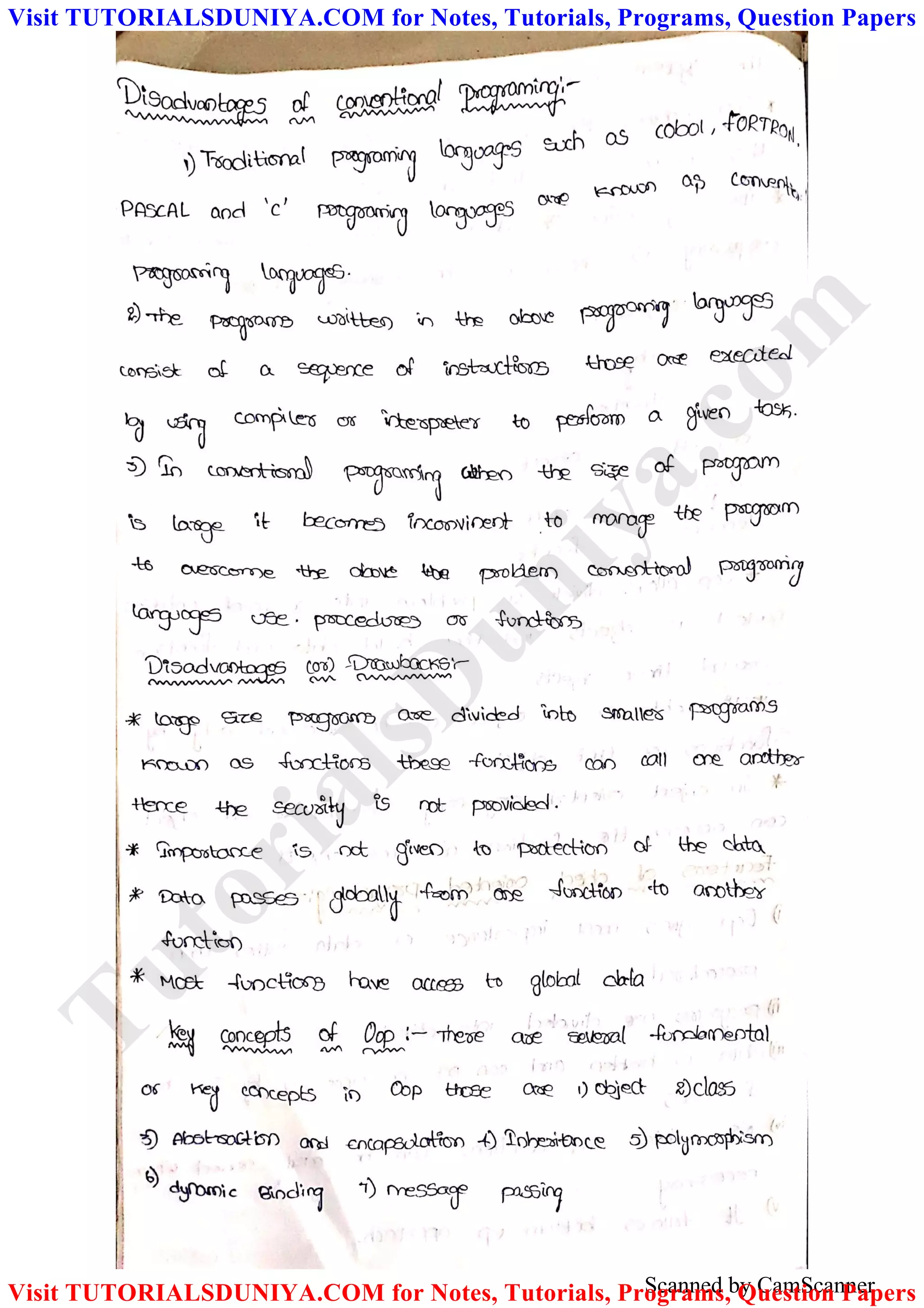 Scanned by CamScanner
TutorialsD
uniya.com
Visit TUTORIALSDUNIYA.COM for Notes, Tutorials, Programs, Question Papers
Visit TUTORIALSDUNIYA.COM for Notes, Tutorials, Programs, Question Papers
 