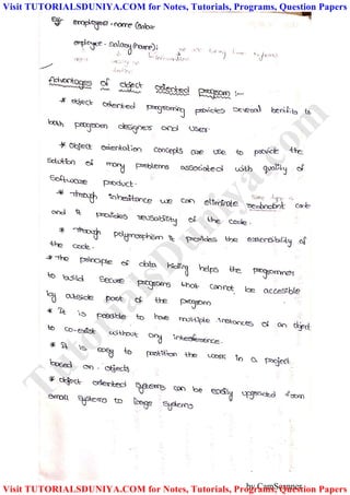 by CamScanner
TutorialsD
uniya.com
Visit TUTORIALSDUNIYA.COM for Notes, Tutorials, Programs, Question Papers
Visit TUTORIALSDUNIYA.COM for Notes, Tutorials, Programs, Question Papers
 