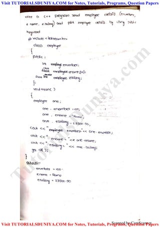 Scanned by CamScanner
TutorialsD
uniya.com
Visit TUTORIALSDUNIYA.COM for Notes, Tutorials, Programs, Question Papers
Visit TUTORIALSDUNIYA.COM for Notes, Tutorials, Programs, Question Papers
 