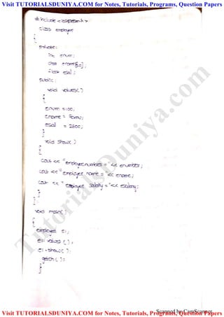 Scanned by CamScanner
TutorialsD
uniya.com
Visit TUTORIALSDUNIYA.COM for Notes, Tutorials, Programs, Question Papers
Visit TUTORIALSDUNIYA.COM for Notes, Tutorials, Programs, Question Papers
 