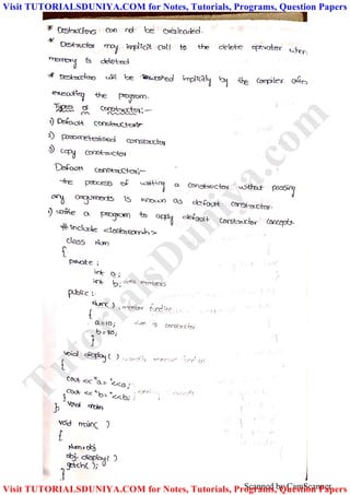 Scanned by CamScanner
TutorialsD
uniya.com
Visit TUTORIALSDUNIYA.COM for Notes, Tutorials, Programs, Question Papers
Visit TUTORIALSDUNIYA.COM for Notes, Tutorials, Programs, Question Papers
 