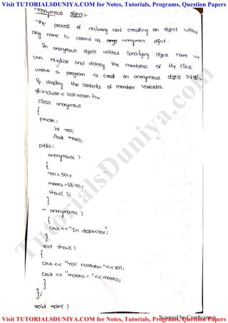 Scanned by CamScanner
TutorialsD
uniya.com
Visit TUTORIALSDUNIYA.COM for Notes, Tutorials, Programs, Question Papers
Visit TUTORIALSDUNIYA.COM for Notes, Tutorials, Programs, Question Papers
 