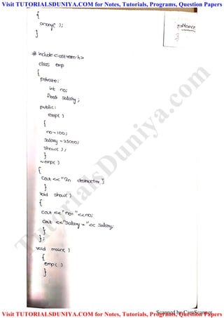 Scanned by CamScanner
TutorialsD
uniya.com
Visit TUTORIALSDUNIYA.COM for Notes, Tutorials, Programs, Question Papers
Visit TUTORIALSDUNIYA.COM for Notes, Tutorials, Programs, Question Papers
 