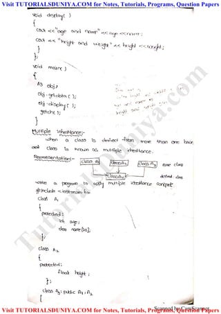 Scanned by CamScanner
TutorialsD
uniya.com
Visit TUTORIALSDUNIYA.COM for Notes, Tutorials, Programs, Question Papers
Visit TUTORIALSDUNIYA.COM for Notes, Tutorials, Programs, Question Papers
 