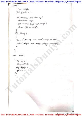 Scanned by CamScanner
TutorialsD
uniya.com
Visit TUTORIALSDUNIYA.COM for Notes, Tutorials, Programs, Question Papers
Visit TUTORIALSDUNIYA.COM for Notes, Tutorials, Programs, Question Papers
 