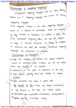 Scanned by CamScanner
TutorialsD
uniya.com
Visit TUTORIALSDUNIYA.COM for Notes, Tutorials, Programs, Question Papers
Visit TUTORIALSDUNIYA.COM for Notes, Tutorials, Programs, Question Papers
 