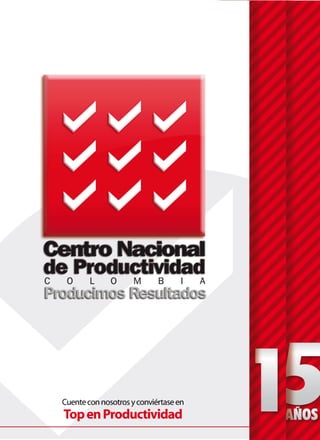 Centro Nacional de Productividad - 15 años