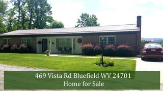 469 Vista Rd Bluefield WV 24701
Home for Sale
 