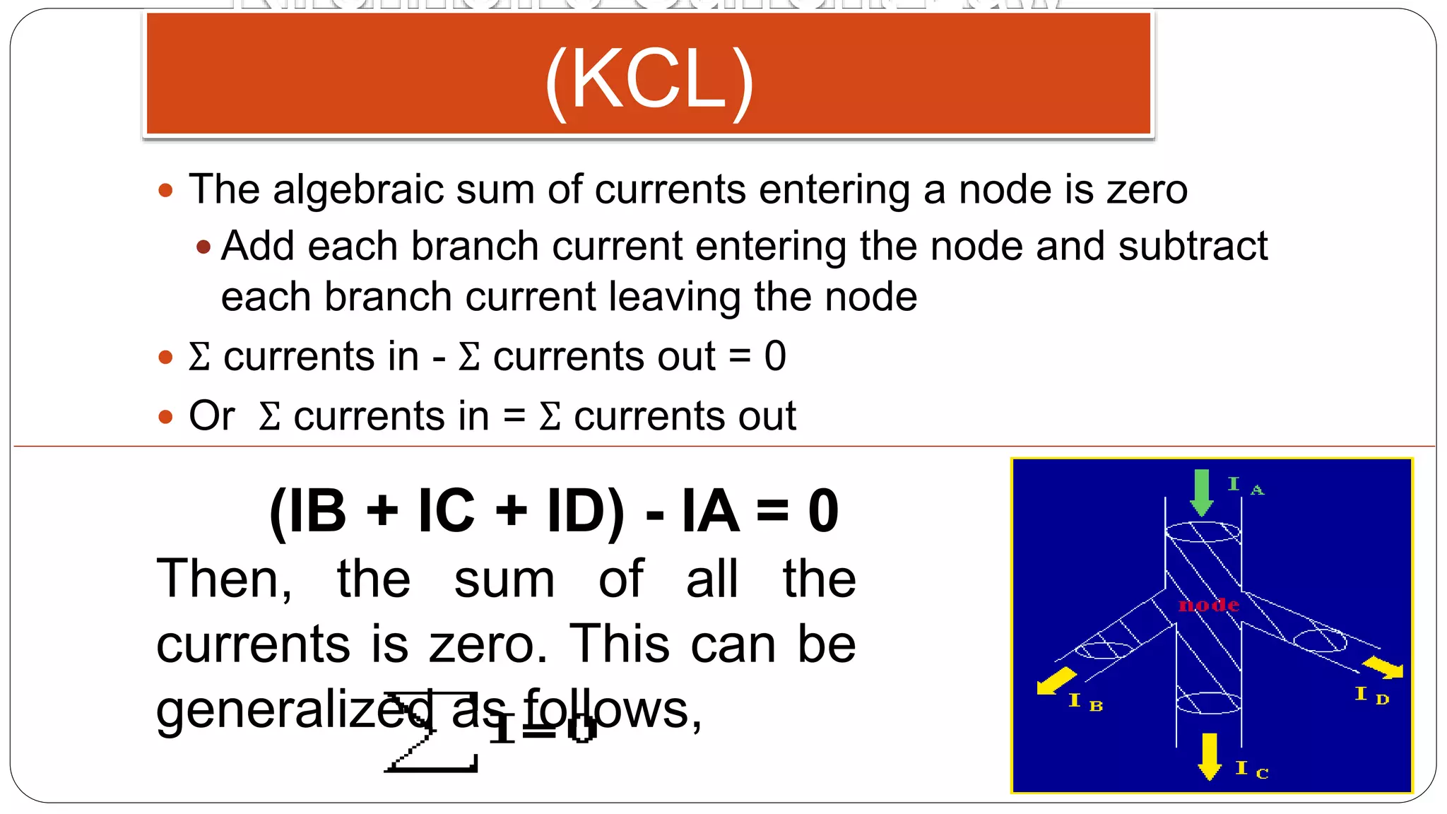 KCL And KVL PPT 