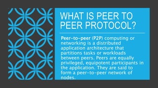 skype-peer to peer protocol | PPTX