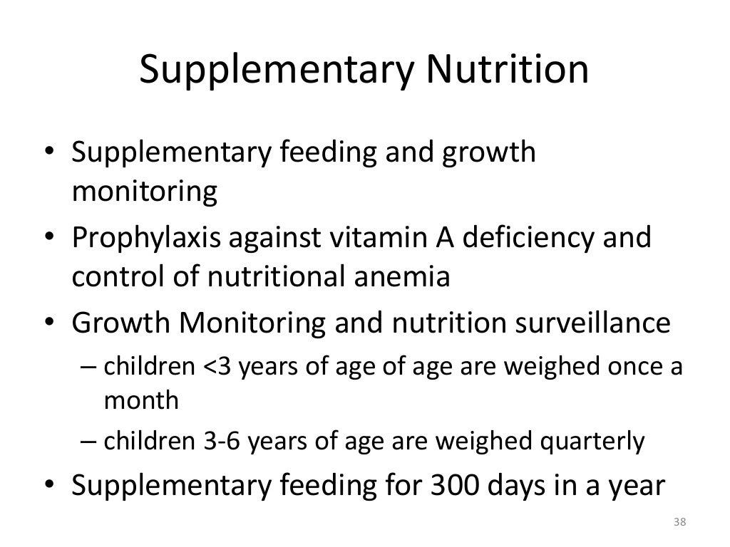 Community Nutrition Programmes in India