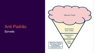 Ferramentas de Testes de Serviço
http://flask-restless.readthedocs.io/en/stable/
http://frisbyjs.com/
https://www.soapui.org/
https://github.com/visionmedia/supertest
https://github.com/jayway/rest-assured
https://github.com/rest-client/rest-client https://github.com/brooklynDev/airborne
https://github.com/svanoort/pyresttest
 