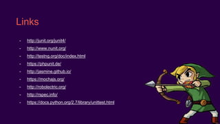 Ruby
- Unitário (RSpec)
- Mutação (mutant-rspec)
https://github.com/samycici/mutation_example
 