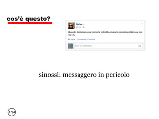 cos’è questo?
TUTTO quello che vediamo, sentiamo,
guardiamo e vediamo
è
UNA STORIA.
 