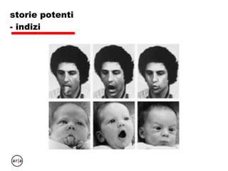 storie potenti - indizi
Effetto	
  Kuleshov	
  
https://www.youtube.com/watch?v=_gGl3LJ7vHc
 