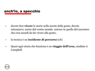 C. Vogler, lettura
il viaggio dell’eroe (lettura)
 