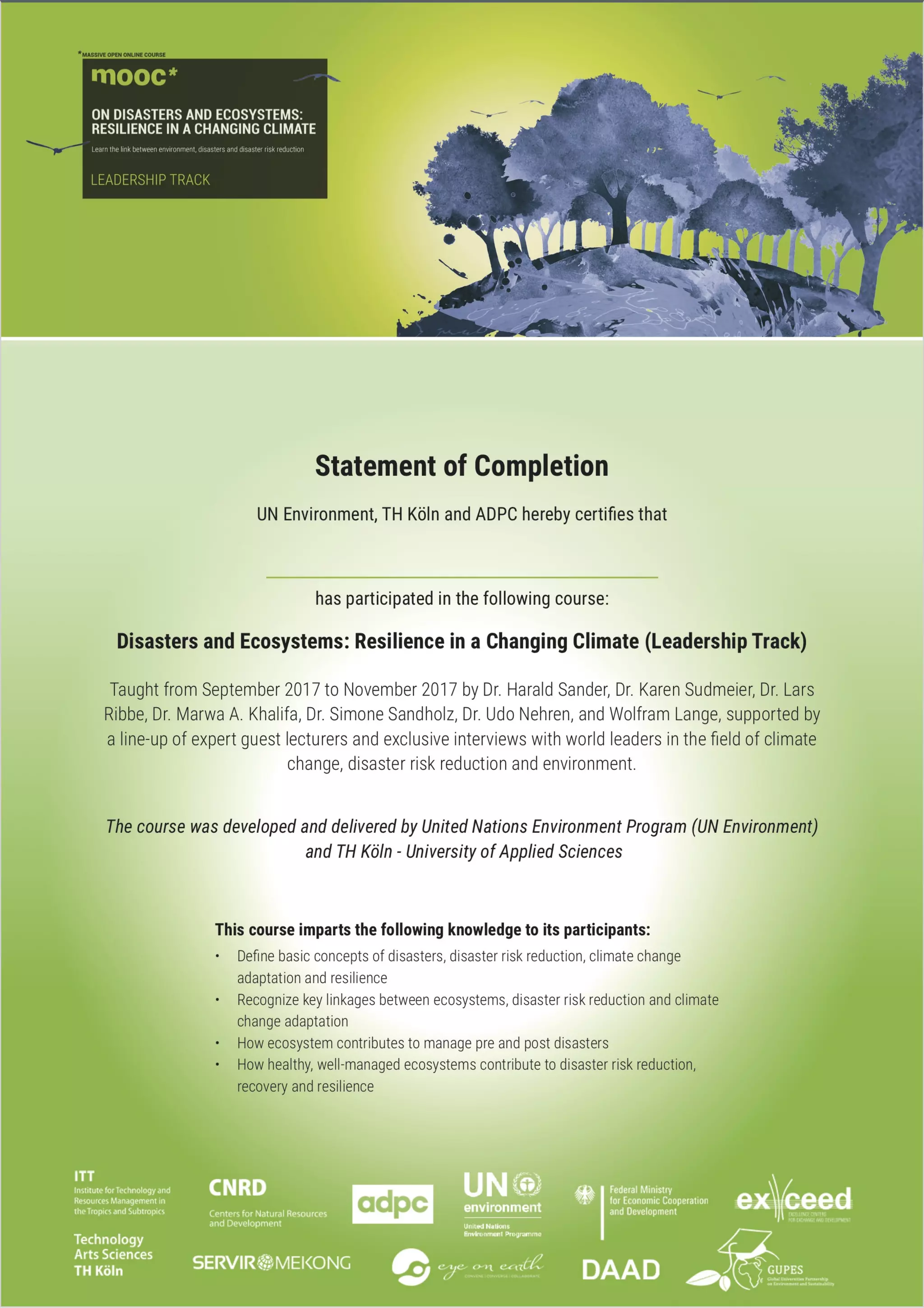 Cnrd edrr001 certificate adpc kumar mukund