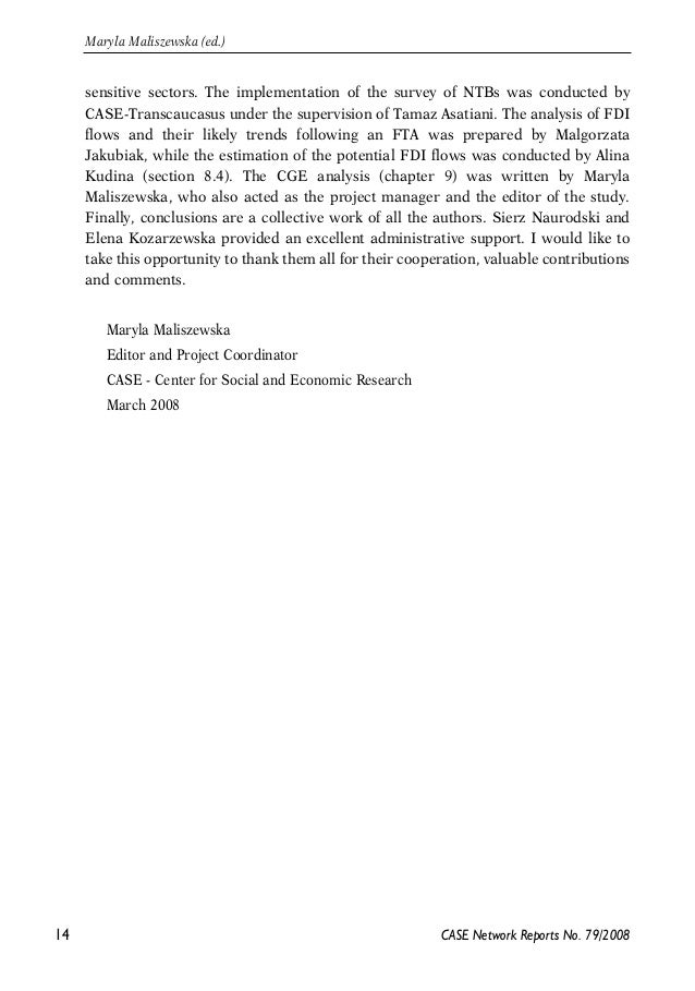 Economic impact analysis a case study